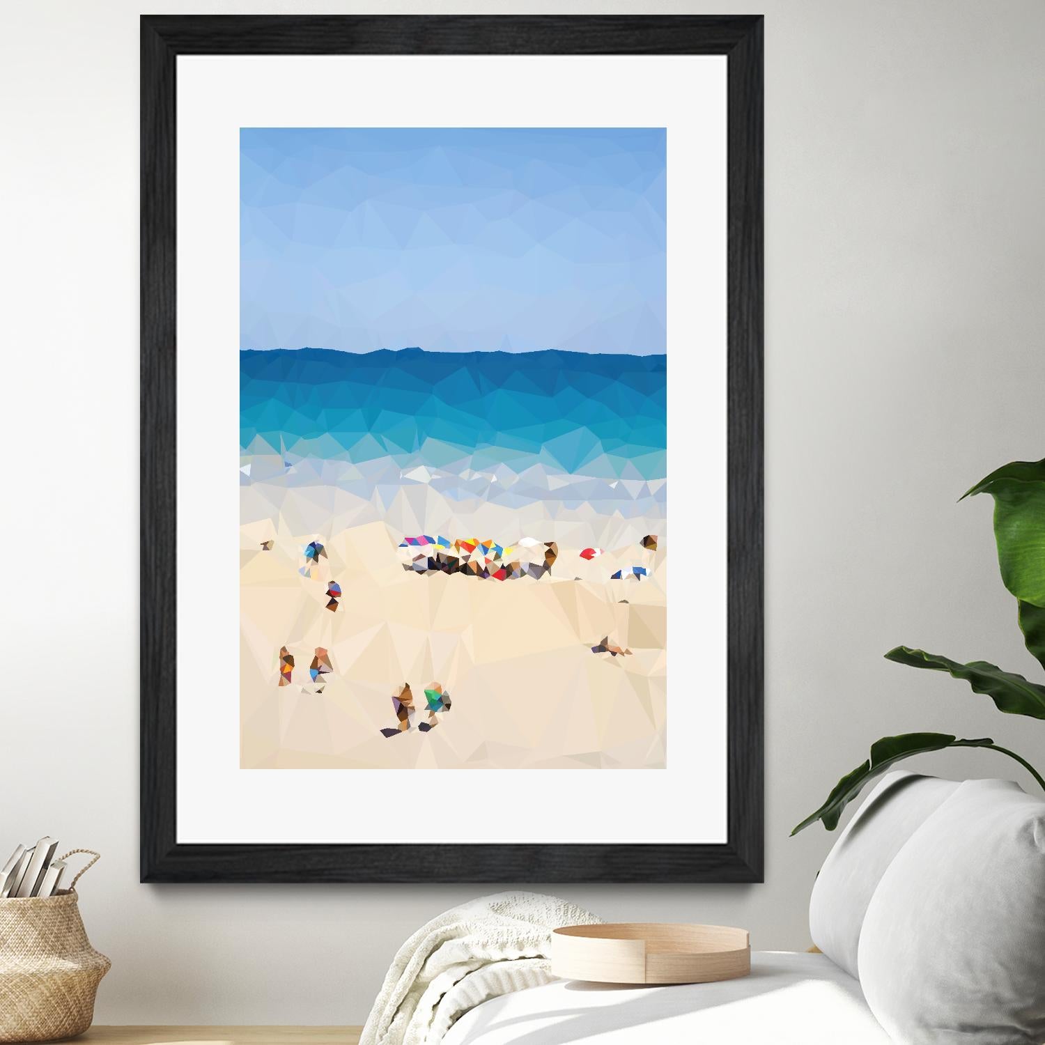 Beach Fragments E by THE Studio on GIANT ART - beige costal beach