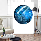 Interstellar Sphere 1 by Katie Todaro on GIANT ART - blue abstract