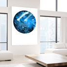 Interstellar Sphere 1 by Katie Todaro on GIANT ART - blue abstract