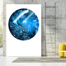 Interstellar Sphere 1 by Katie Todaro on GIANT ART - blue abstract
