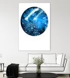Interstellar Sphere 1 by Katie Todaro on GIANT ART - blue abstract