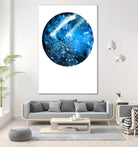Interstellar Sphere 1 by Katie Todaro on GIANT ART - blue abstract
