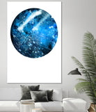 Interstellar Sphere 1 by Katie Todaro on GIANT ART - blue abstract