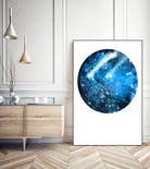 Interstellar Sphere 1 by Katie Todaro on GIANT ART - blue abstract