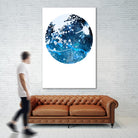 Interstellar Sphere 3 by Katie Todaro on GIANT ART - blue abstract