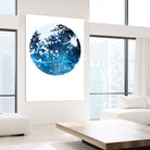 Interstellar Sphere 3 by Katie Todaro on GIANT ART - blue abstract