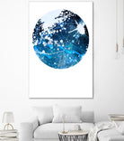 Interstellar Sphere 3 by Katie Todaro on GIANT ART - blue abstract