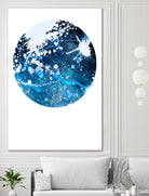 Interstellar Sphere 3 by Katie Todaro on GIANT ART - blue abstract