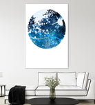Interstellar Sphere 3 by Katie Todaro on GIANT ART - blue abstract