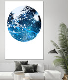 Interstellar Sphere 3 by Katie Todaro on GIANT ART - blue abstract
