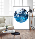 Interstellar Sphere 3 by Katie Todaro on GIANT ART - blue abstract