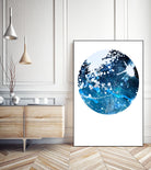 Interstellar Sphere 3 by Katie Todaro on GIANT ART - blue abstract