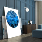 Interstellar Sphere 4 by Katie Todaro on GIANT ART - blue abstract