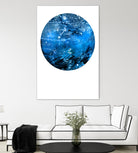 Interstellar Sphere 4 by Katie Todaro on GIANT ART - blue abstract