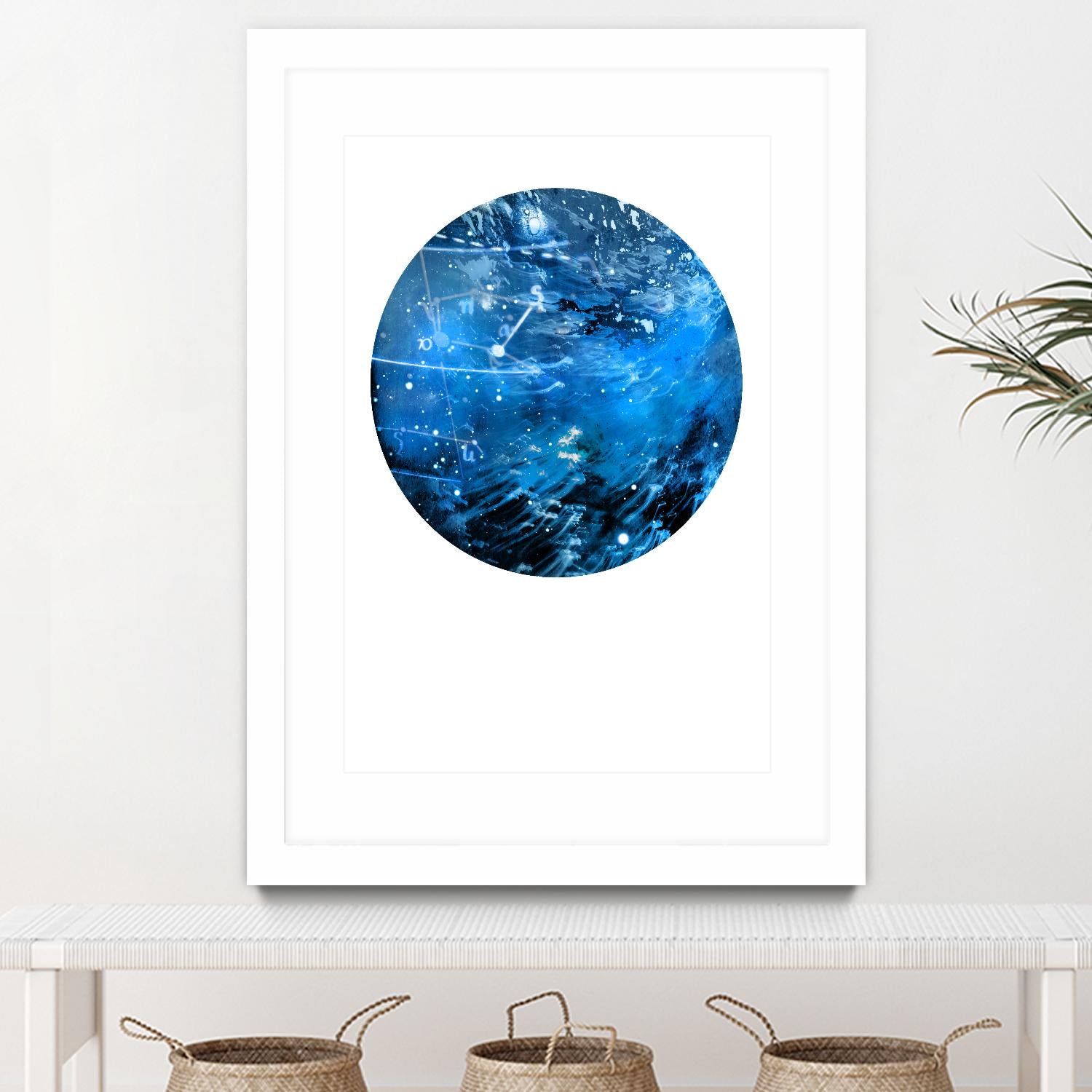 Interstellar Sphere 4 by Katie Todaro on GIANT ART - blue abstract