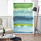 Watercolor Wash 2 by Natasha Marie on GIANT ART - green abstract