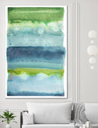 Watercolor Wash 2 by Natasha Marie on GIANT ART - green abstract
