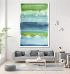 Watercolor Wash 2 by Natasha Marie on GIANT ART - green abstract