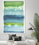 Watercolor Wash 2 by Natasha Marie on GIANT ART - green abstract