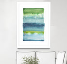 Watercolor Wash 2 by Natasha Marie on GIANT ART - green abstract