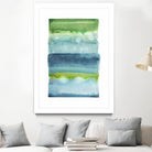 Watercolor Wash 2 by Natasha Marie on GIANT ART - green abstract