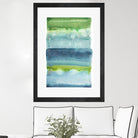 Watercolor Wash 2 by Natasha Marie on GIANT ART - green abstract