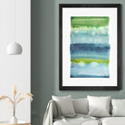 Watercolor Wash 2 by Natasha Marie on GIANT ART - green abstract
