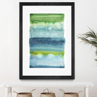 Watercolor Wash 2 by Natasha Marie on GIANT ART - green abstract