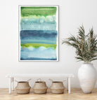 Watercolor Wash 2 by Natasha Marie on GIANT ART - green abstract