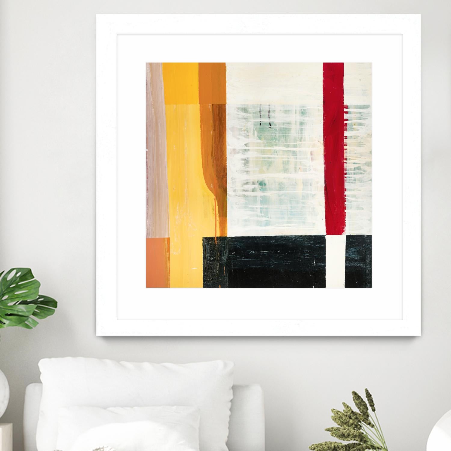 Window 2 by Akiko Hiromoto on GIANT ART - white abstract