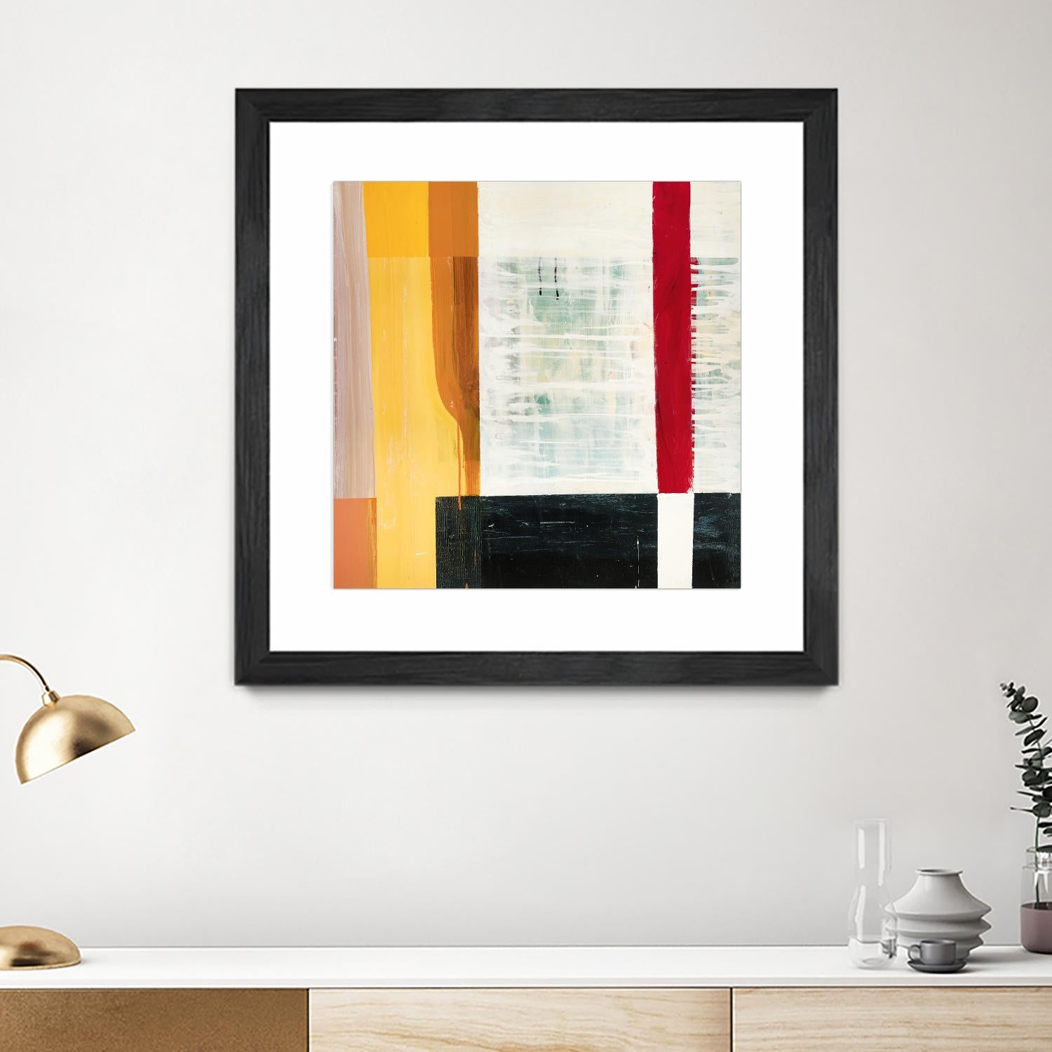 Window 2 by Akiko Hiromoto on GIANT ART - white abstract