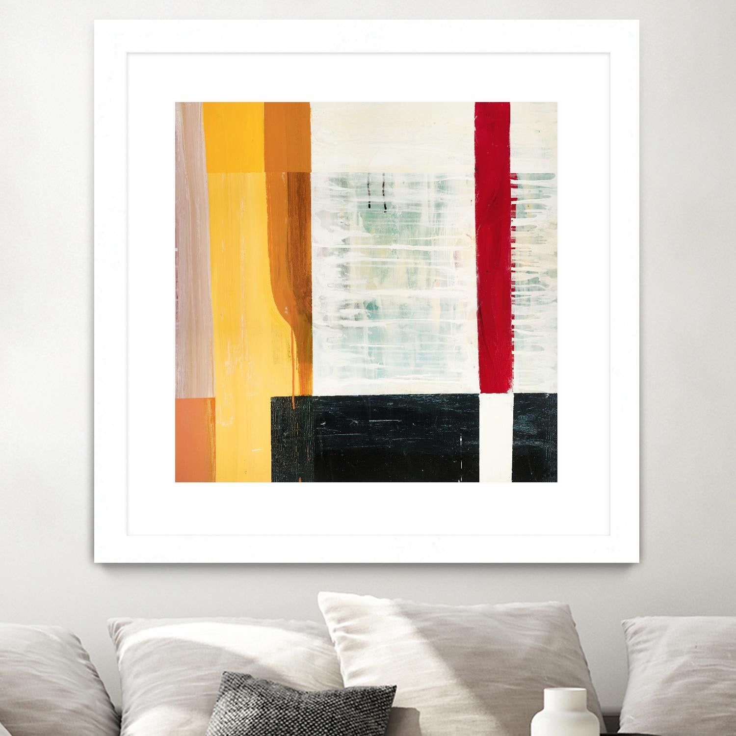 Window 2 by Akiko Hiromoto on GIANT ART - white abstract