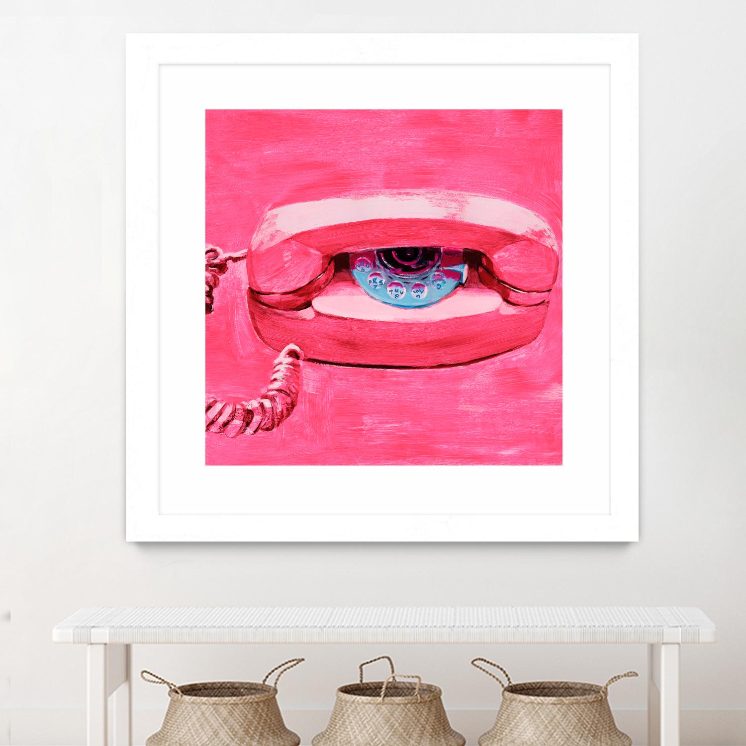 Hello 1 by PC Ngo on GIANT ART - blue contemporary