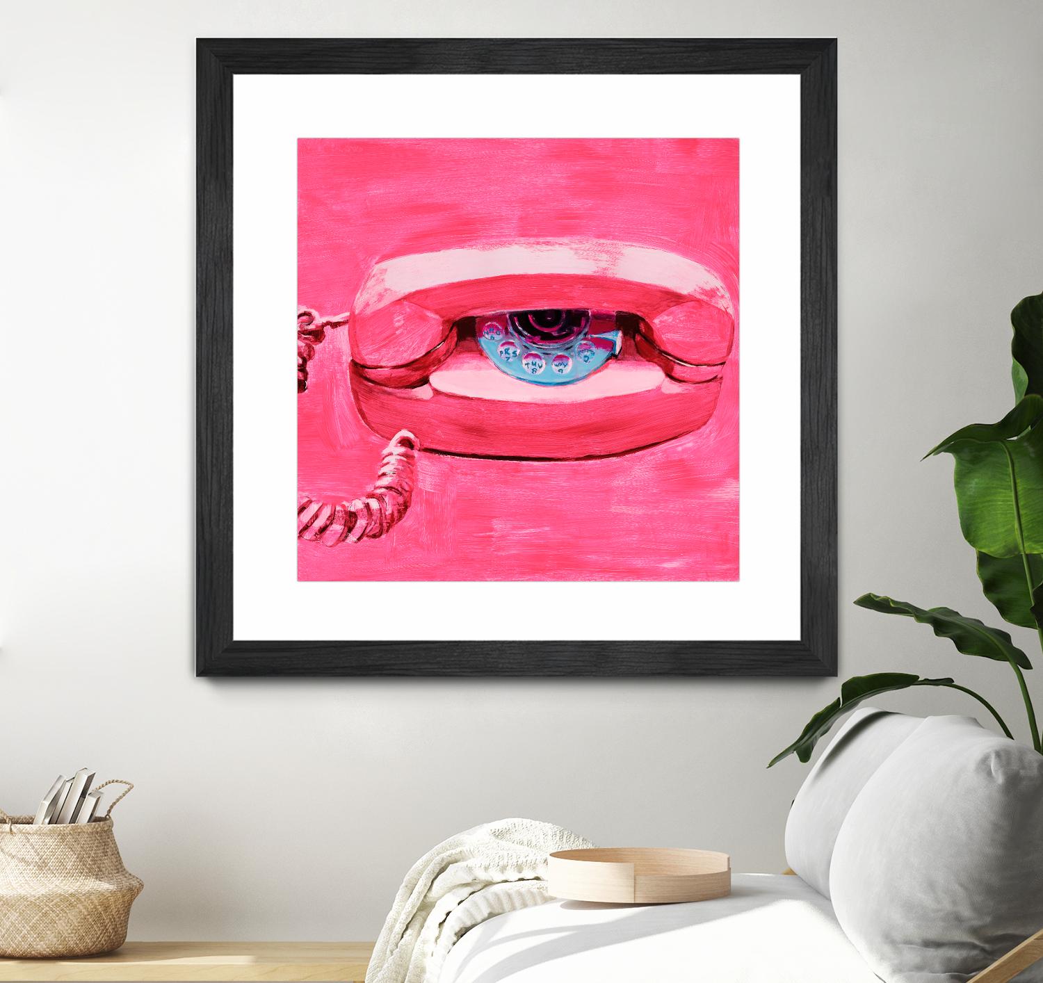 Hello 1 by PC Ngo on GIANT ART - blue contemporary