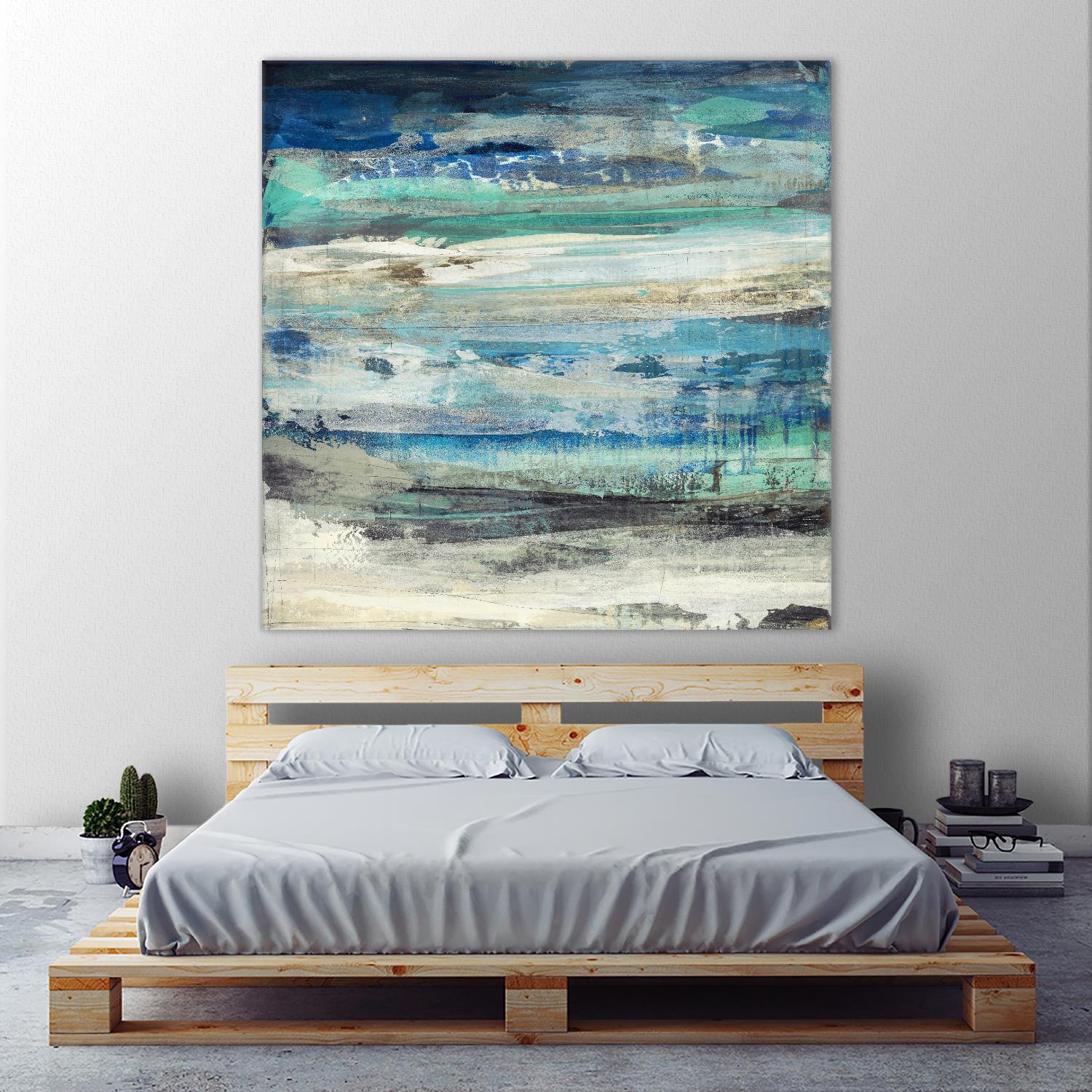 Open Sky 1 by Maeve Harris on GIANT ART - green abstract