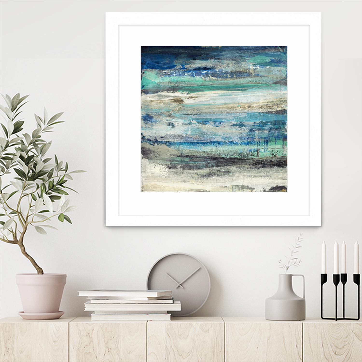 Open Sky 1 by Maeve Harris on GIANT ART - green abstract