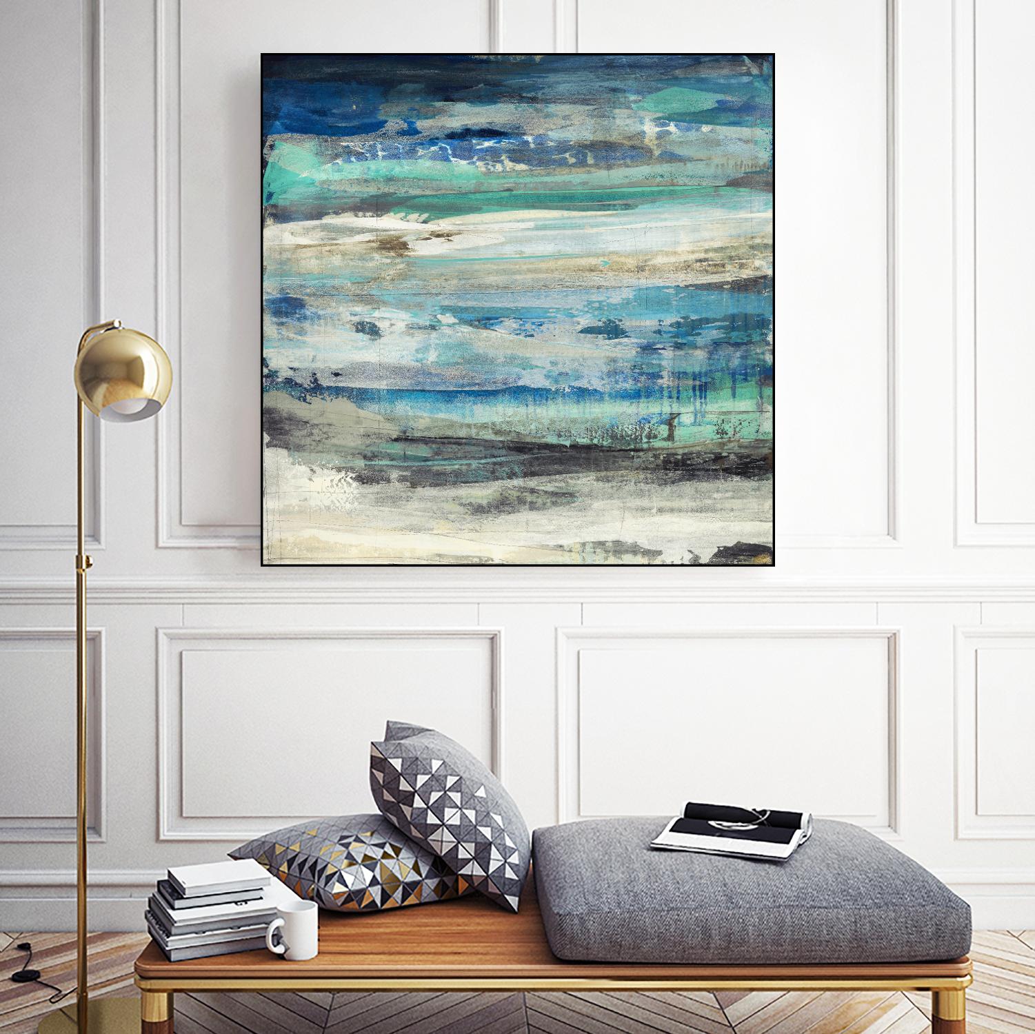 Open Sky 1 by Maeve Harris on GIANT ART - green abstract