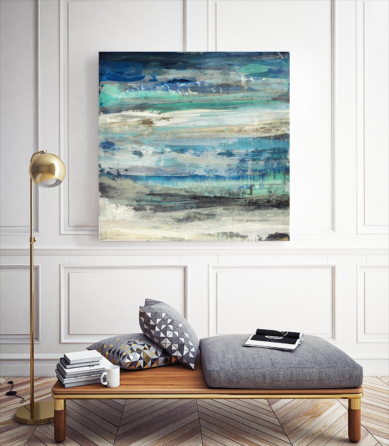 Open Sky 1 by Maeve Harris on GIANT ART - green abstract