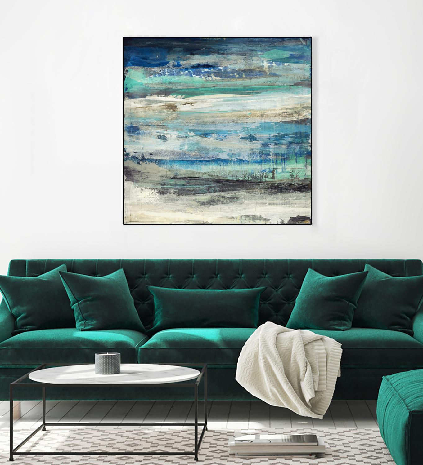 Open Sky 1 by Maeve Harris on GIANT ART - green abstract