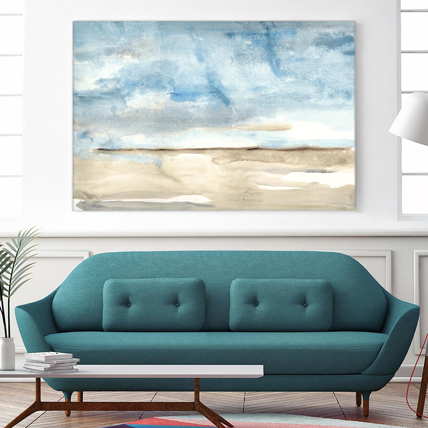 Landscape Watercolor 1 by Natasha Marie on GIANT ART - green abstract