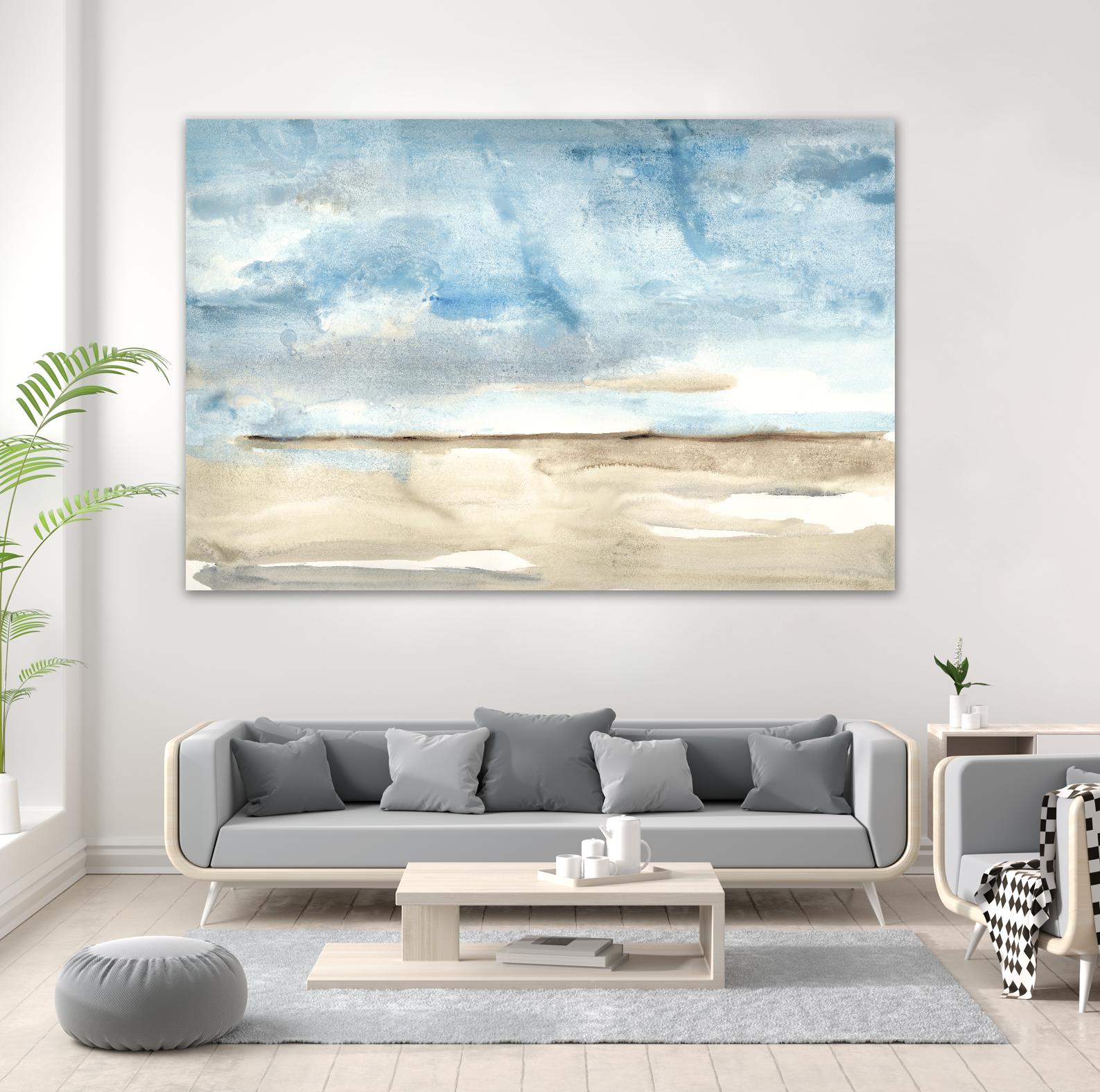 Landscape Watercolor 1 by Natasha Marie on GIANT ART - green abstract