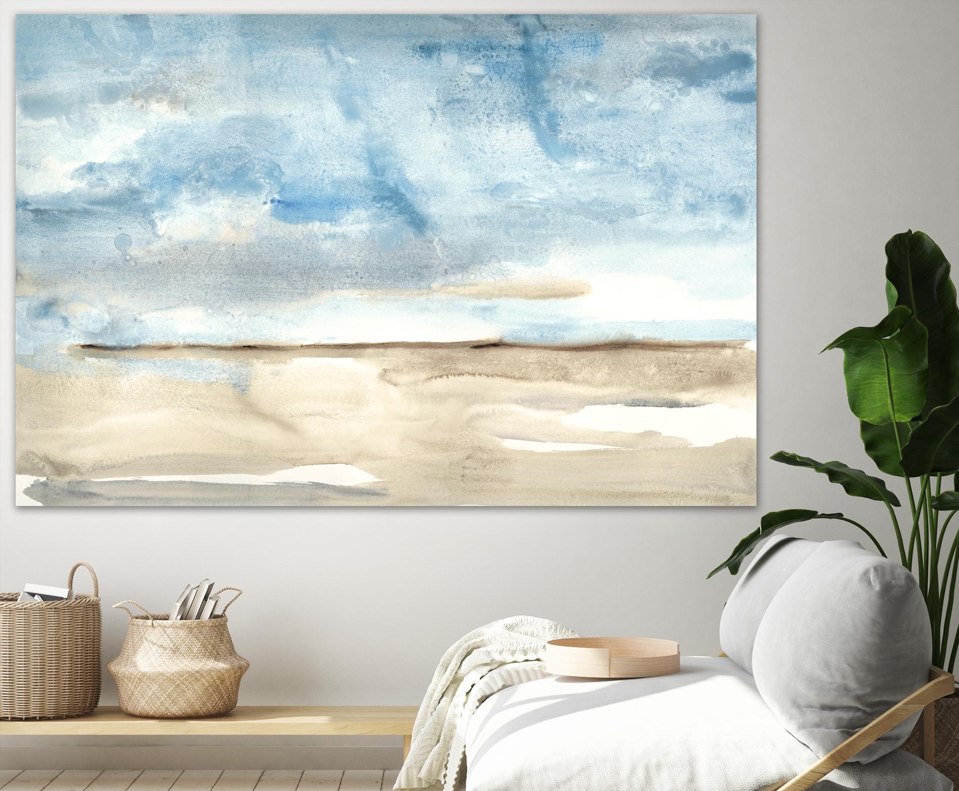 Landscape Watercolor 1 by Natasha Marie on GIANT ART - green abstract