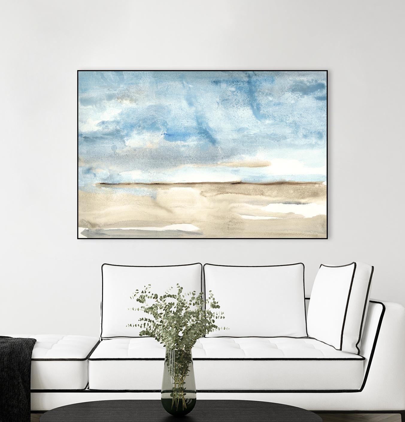 Landscape Watercolor 1 by Natasha Marie on GIANT ART - green abstract