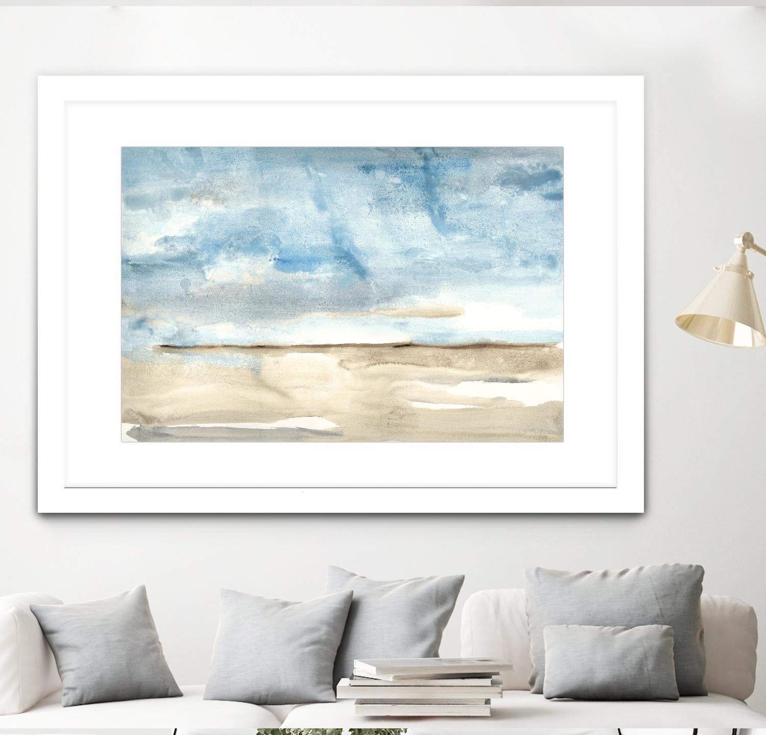 Landscape Watercolor 1 by Natasha Marie on GIANT ART - green abstract