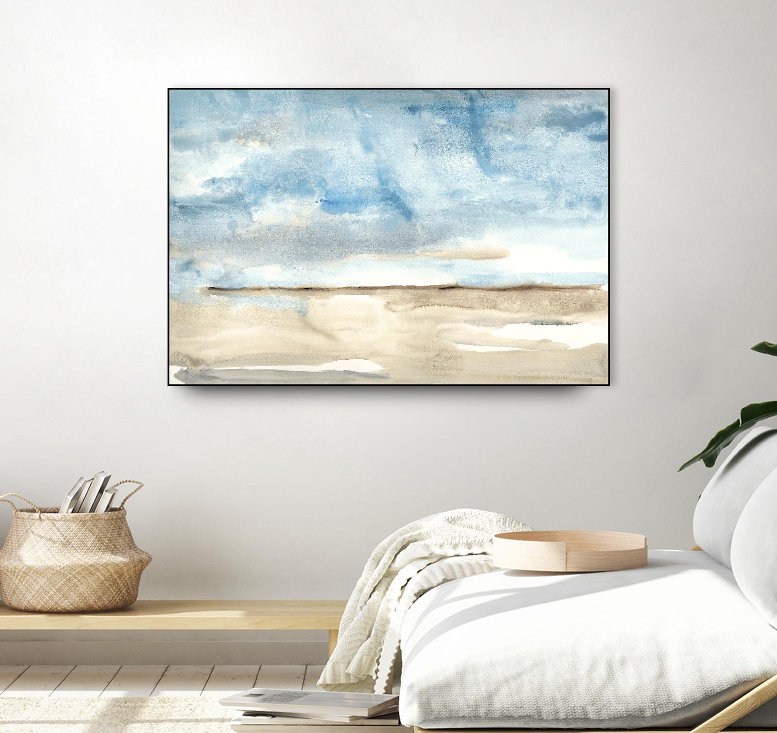 Landscape Watercolor 1 by Natasha Marie on GIANT ART - green abstract