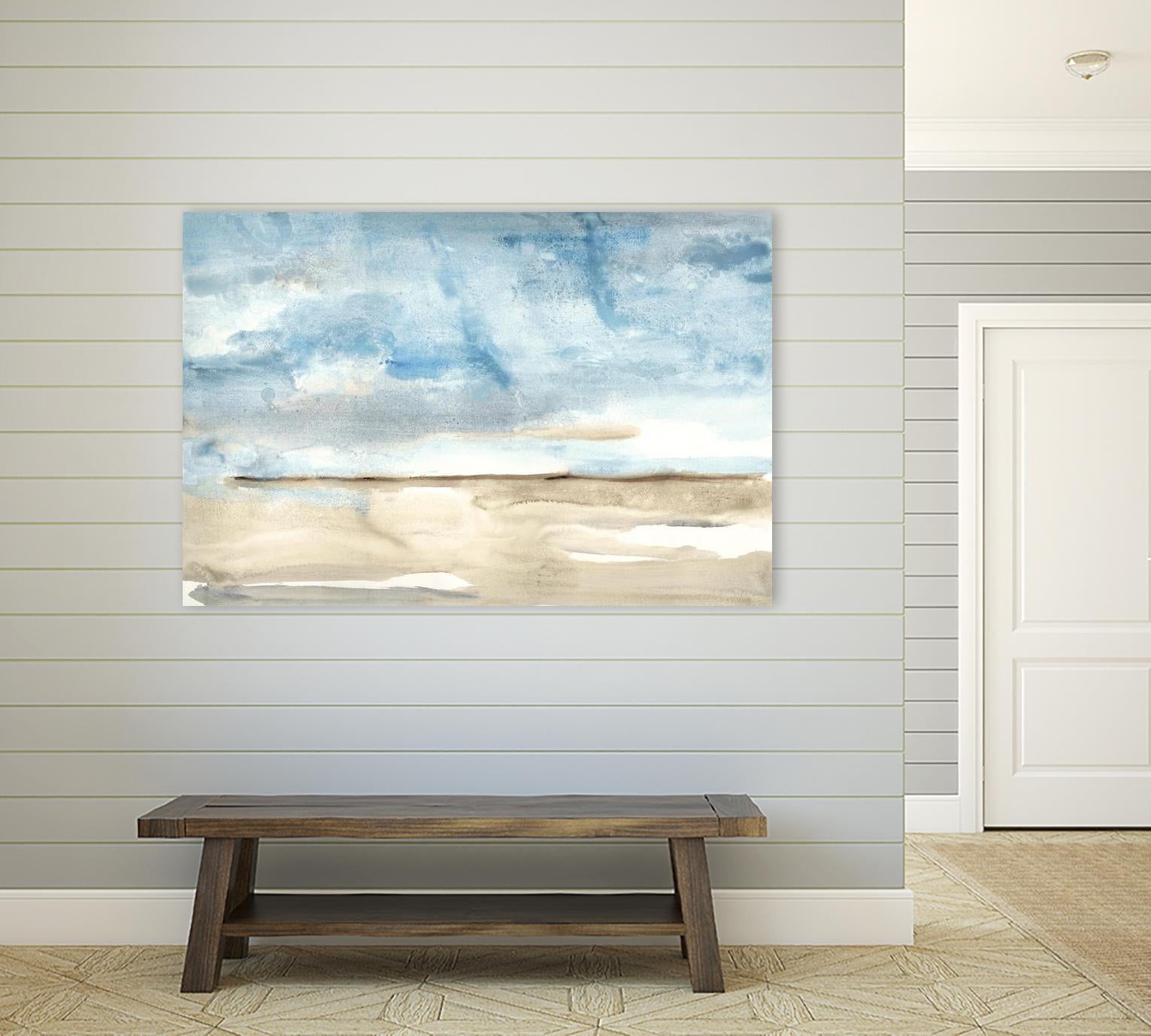 Landscape Watercolor 1 by Natasha Marie on GIANT ART - green abstract