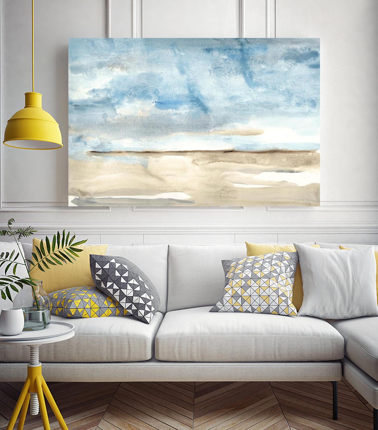 Landscape Watercolor 1 by Natasha Marie on GIANT ART - green abstract