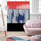 Squeegeescape 25 by Milton Coppo on GIANT ART - red abstract