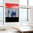 Squeegeescape 25 by Milton Coppo on GIANT ART - red abstract