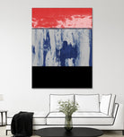 Squeegeescape 25 by Milton Coppo on GIANT ART - red abstract